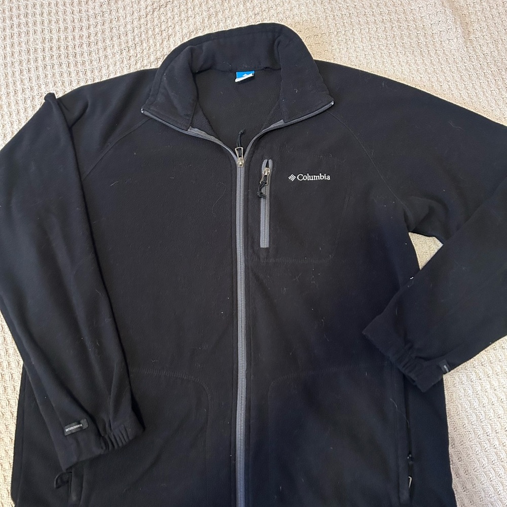 Columbia Men’s Black Full-Zip Performance Jacket